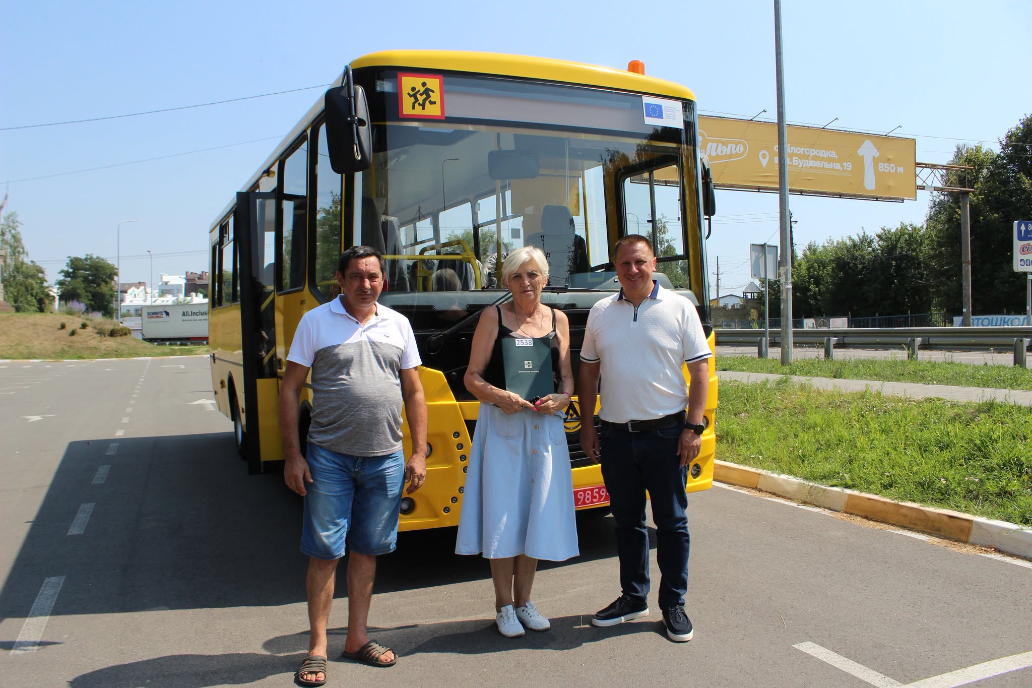 New School Bus for Horenytsky Lyceum: Bilohorodska Community Strengthens Educational Transportation Fleet