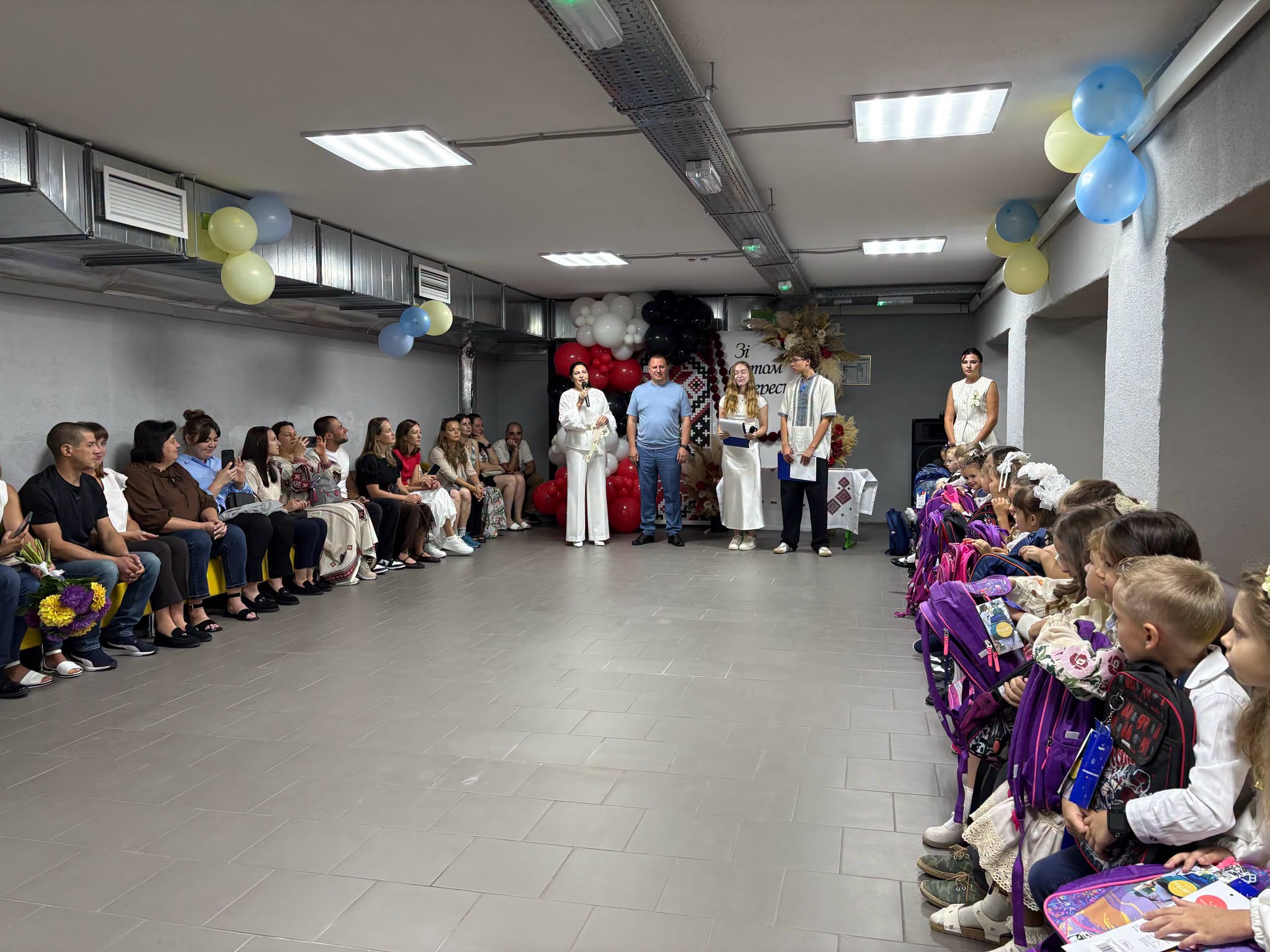 September 1st in Shelters: How 420 First-graders Started the School Year in Bilohorod Community
